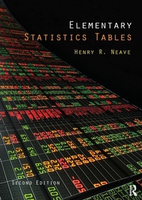 Enlarge image Cover: Elementary Statistics Tables - Routledge