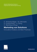 Cover: Marketing von Solutions - Springer Gabler