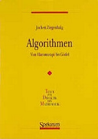 Enlarge image Cover: Algorithmen - Spektrum Akademischer Verlag