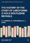 Cover: The History of the Study of Landforms (3 Vols) Routledge Revivals - Routledge