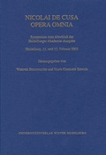 Cover: Cusanus-Studien / Nicolai de Cusa Opera Omnia. Symposium zum Abschlu&szlig; der Heidelberger Akademie-Ausgabe - Universit&auml;tsverlag Winter