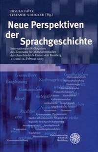 Abbildung von: Neue Perspektiven der Sprachgeschichte - Universitätsverlag Winter