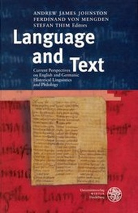 Enlarge image Cover: Language and Text - Universitätsverlag Winter