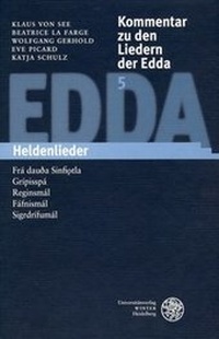 Abbildung von: Kommentar zu den Liedern der Edda / Heldenlieder - Universitätsverlag Winter