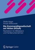 Cover: Die Kommanditgesellschaft auf Aktien (KGaA) - Springer Gabler