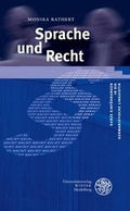 Cover: Sprache und Recht - Universit&auml;tsverlag Winter