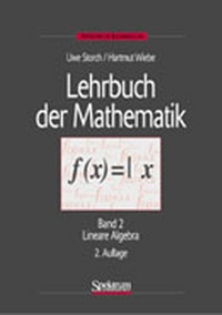 Abbildung von: Lehrbuch der Mathematik, Band 2 - Spektrum Akademischer Verlag