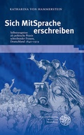 Cover: Sich MitSprache erschreiben - Universit&auml;tsverlag Winter