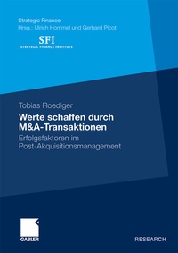 Abbildung von: Werte schaffen durch M&A-Transaktionen - Springer Gabler