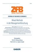 Cover: Mixed Methods in der Managementforschung - Springer Gabler