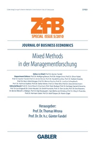 Abbildung von: Mixed Methods in der Managementforschung - Springer Gabler
