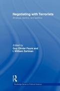 Cover: Negotiating with Terrorists - Routledge