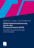 Cover: Unternehmenssteuerung durch den Finanzvorstand (CFO) - Springer Gabler