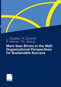 Abbildung von: More than Bricks in the Wall: Organizational Perspectives for Sustainable Success - Springer Gabler