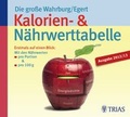 Cover: Die gro&szlig;e Wahrburg/Egert Kalorien-&-N&auml;hrwerttabelle - Trias