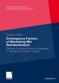 Cover: Contingency Factors of Marketing-Mix Standardization - Springer Gabler