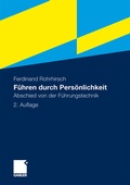 Cover: F&uuml;hren durch Pers&ouml;nlichkeit - Springer Gabler