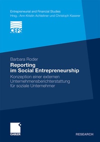 Bild vergrößern Bild: Reporting im Social Entrepreneurship - Springer Gabler