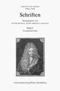 Cover: Johann von Besser (1654-1729). Schriften / Ceremonial-Acta - Universit&auml;tsverlag Winter
