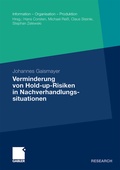 Cover: Verminderung von Hold-up-Risiken in Nachverhandlungssituationen - Springer Gabler