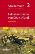 Cover: Stresemann - Exkursionsfauna von Deutschland. Band 3: Wirbeltiere - Spektrum Akademischer Verlag