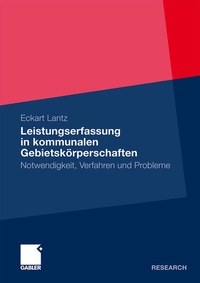 Abbildung von: Leistungserfassung in kommunalen Gebietskörperschaften - Springer Gabler