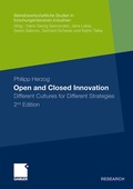 Cover: Open and Closed Innovation - Springer Gabler