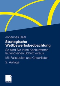 Abbildung von: Strategische Wettbewerbsbeobachtung - Springer Gabler