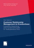 Cover: Customer Relationship Management im Krankenhaus - Springer Gabler