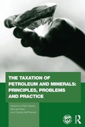 Cover: The Taxation of Petroleum and Minerals - Routledge