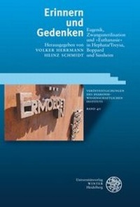Abbildung von: Erinnern und Gedenken - Universitätsverlag Winter