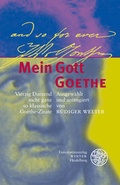 Bild: Mein Gott Goethe - Universit&auml;tsverlag Winter