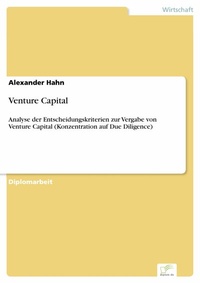 Enlarge image Cover: Venture Capital - diplom.de