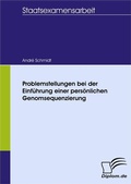 Cover: Problemstellungen bei der Einf&uuml;hrung einer pers&ouml;nlichen Genomsequenzierung - diplom.de