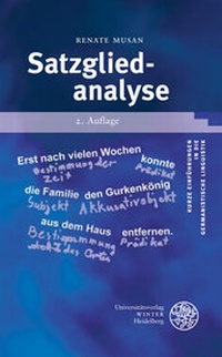 Enlarge image Cover: Satzgliedanalyse - Universitätsverlag Winter