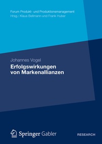 Abbildung von: Erfolgswirkungen von Markenallianzen - Springer Gabler
