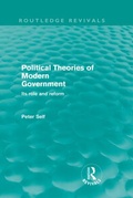 Cover: Political Theories of Modern Government (Routledge Revivals) - Routledge