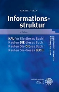 Enlarge image Cover: Informationsstruktur - Universitätsverlag Winter