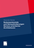 Cover: Nutzenpotenziale und Herausforderungen Service-orientierter Architekturen - Springer Gabler