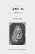 Cover: Johann von Besser (1654-1729). Schriften / Erg&auml;nzende Texte - Universit&auml;tsverlag Winter
