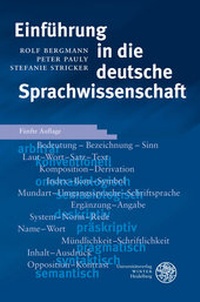 Abbildung von: Einführung in die deutsche Sprachwissenschaft - Universitätsverlag Winter