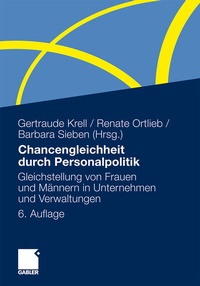 Abbildung von: Chancengleichheit durch Personalpolitik - Springer Gabler