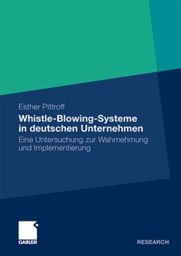 Abbildung von: Whistle-Blowing-Systeme in deutschen Unternehmen - Springer Gabler