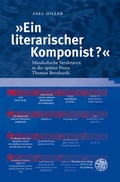 Cover: "Ein literarischer Komponist?" - Universit&auml;tsverlag Winter