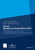 Cover: Forum Mergers & Acquisitions 2011 - Springer Gabler