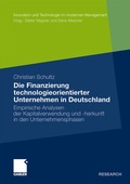 Cover: Die Finanzierung technologieorientierter Unternehmen in Deutschland - Springer Gabler