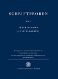 Cover: Schriftproben von Peter Hammer [Joseph G&ouml;rres] - Universit&auml;tsverlag Winter