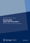 Cover: Gut beraten durch die Promotion - Springer Gabler