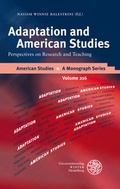 Cover: Adaptation and American Studies - Universit&auml;tsverlag Winter