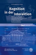 Cover: Kognition in der Interaktion - Universit&auml;tsverlag Winter